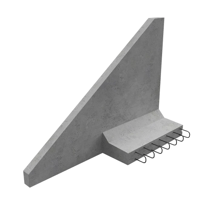 Г-образная конструкция железобетонная НГ 20 а