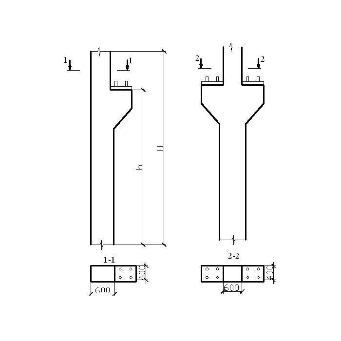 Колонна железобетонная 8к 96-1