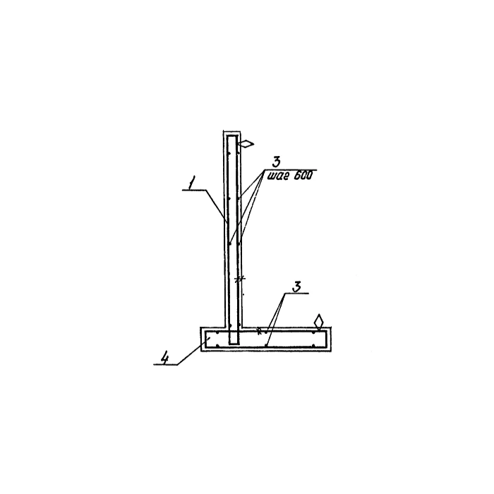 Подпорная стена ПСМ57.36-3
